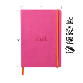 117379C_117445C_Rhodiarama Softcover Notebooks Fuchsia_Measurements 117379C_117445C_Rhodiarama Softcover Notebooks Fuchsia_Measurements