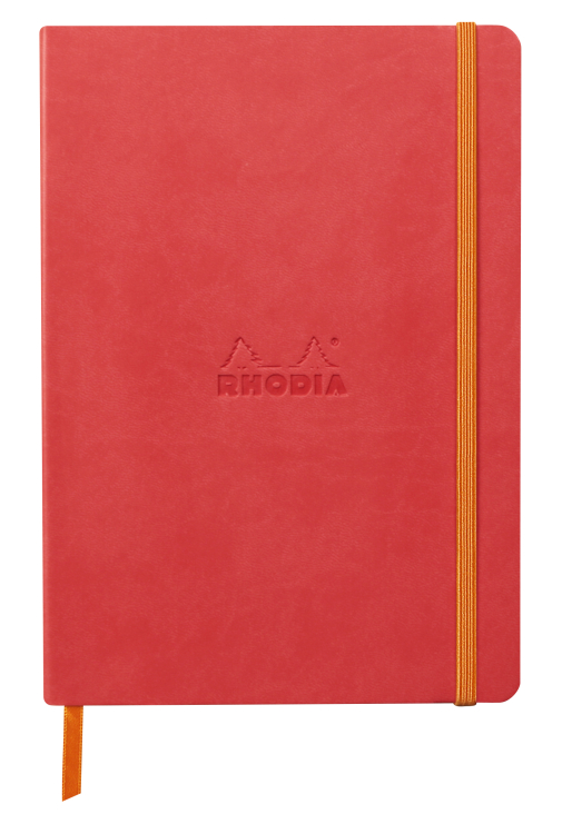 117380C_117446C_Rhodiarama Softcover Notebooks Coral_face
