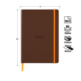 117384C_117478C_Rhodiarama Softcover Notebooks Bronze_Measurements 117384C_117478C_Rhodiarama Softcover Notebooks Bronze_Measurements