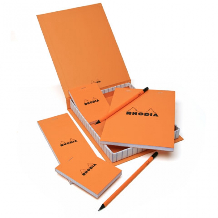 9200C Rhodia Classic Orange Notepads - Opened #2