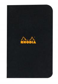 119159 Rhodia Slim Staplebound Notebook - Black