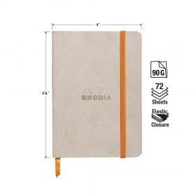 117305C, 117355C Rhodiarama Softcover Notebooks - Measurements