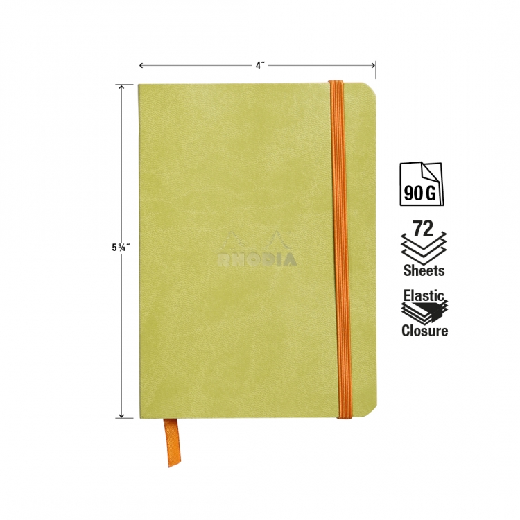 117306C, 117356C Rhodiarama Softcover Notebooks - Measurements