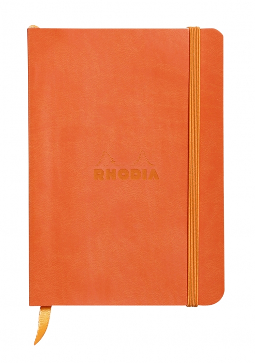 117314C, 117364C Rhodiarama Softcover Notebooks - Tangerine
