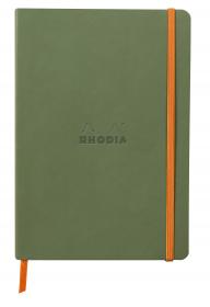 117374C Rhodiarama Softcover Notebooks - Sage 