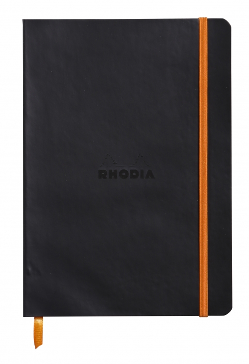 117402C, 117452C Rhodiarama Softcover Notebooks - Black