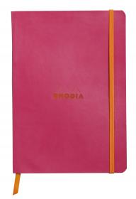 117412C, 117462C Rhodiarama Softcover Notebooks - Rasberry