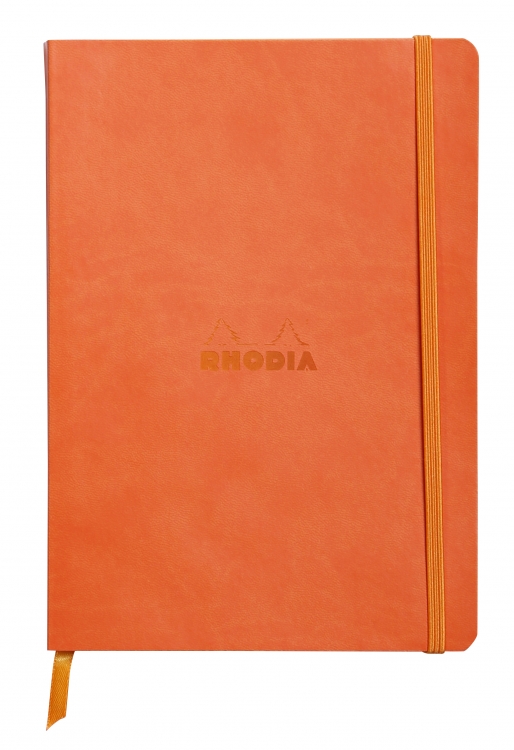 117414C, 117464C Rhodiarama Softcover Notebooks - Tangerine