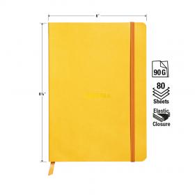 117416C, 117466C Rhodiarama Softcover Notebooks - Measurements