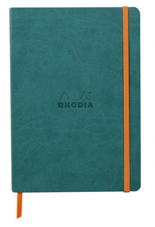 117442C Rhodiarama Softcover Notebooks - Peacock