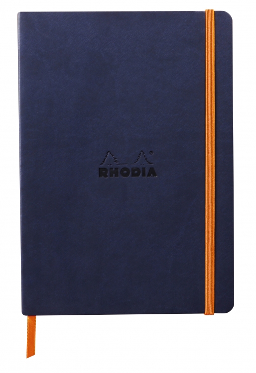 117444C Rhodiarama Softcover Notebooks - Midnight