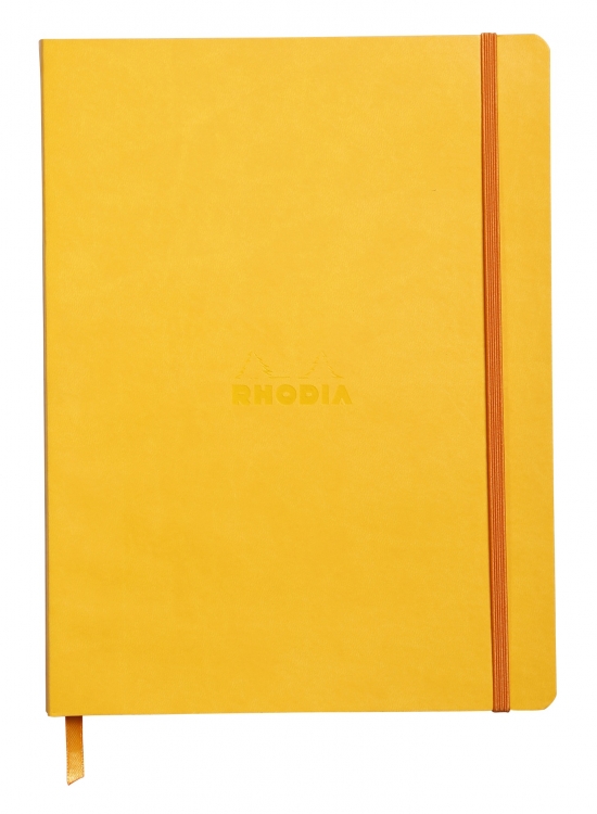 117516C, 117566C Rhodiarama Softcover Notebooks - Yellow