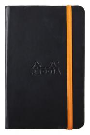 118642C Rhodiarama Hardcover Notebook - Black