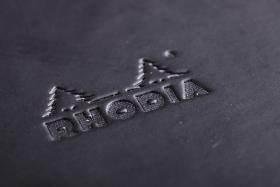 Rhodia Rhodiarama Hardcover Notebooks - Black Detail 