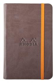 118623C, 118643C Rhodiarama Hardcover Notebooks  - Chocolate