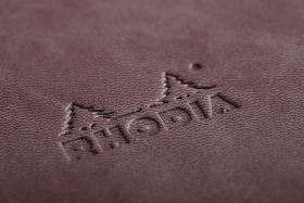 Rhodia Rhodiarama Hardcover Notebooks - Chocolate Detail