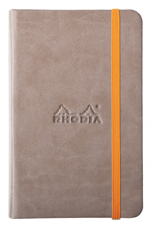 118624C, 118644C Rhodiarama Hardcover Notebooks - Taupe