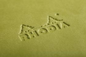 Rhodia Rhodiarama Hardcover Notebooks - Anise Detail