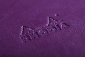 Rhodia Rhodiarama Hardcover Notebooks - Purple Detail