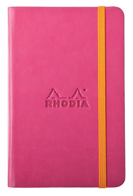 118632C, 118652C Rhodiarama Hardcover Notebooks - Raspberry
