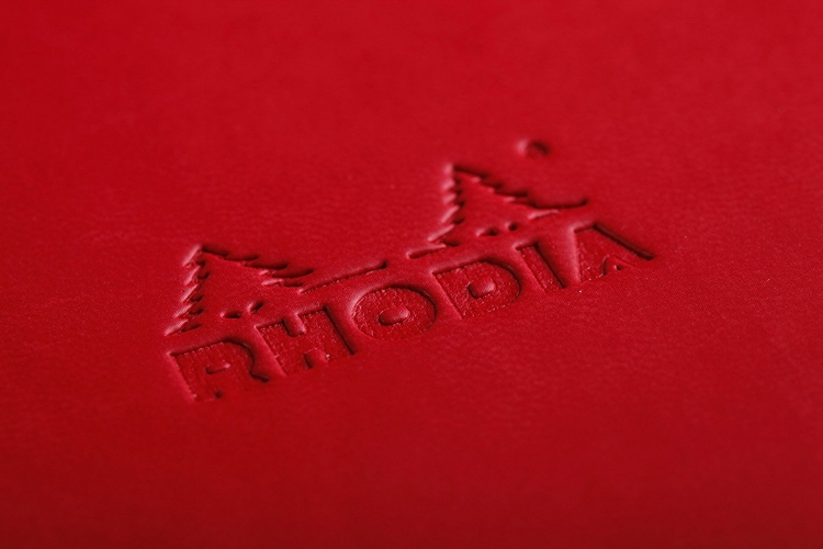 Rhodia Rhodiarama Hardcover Notebooks - Poppy Detail