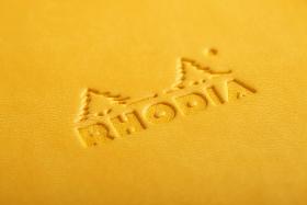 Rhodia Rhodiarama Hardcover Notebooks - Yellow Detail
