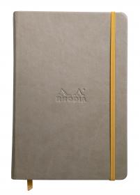 118744C Rhodiarama Hardcover Notebook - Taupe