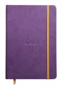 118750C Rhodiarama Hardcover Notebooks - Purple