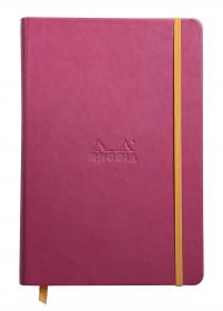 118752C Rhodiarama Hardcover Notebooks - Raspberry