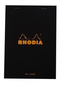 160009 Rhodia Staplebound Notepad - Black