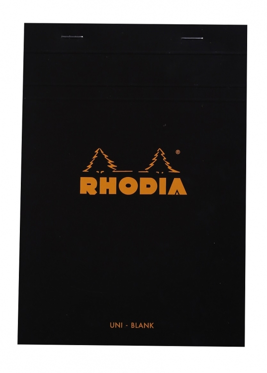 160009C Rhodia Staplebound Notepad - Black