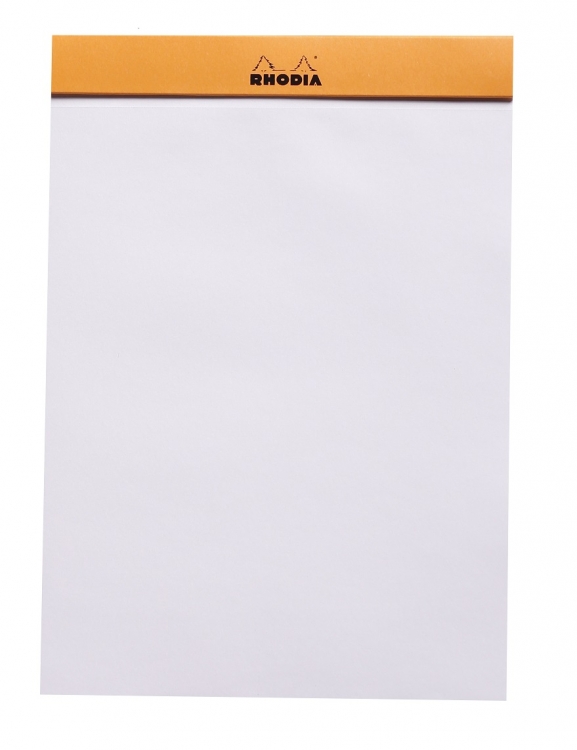 16000C Rhodia Staplebound Notepad - Orange