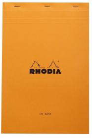 19000 Rhodia Staplebound Notepad - Orange