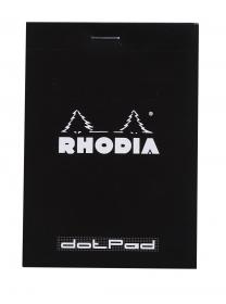 12559 Rhodia Staplebound Notepad - Black
