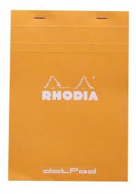 16558 Rhodia Staplebound Notepad - Orange