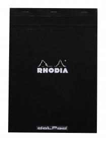 18559 Rhodia Staplebound Notepad - Black