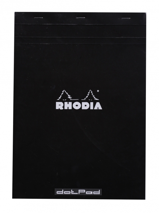 18559C Rhodia Staplebound Notepad - Black