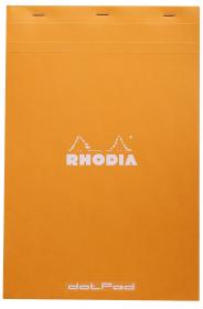 19558 Rhodia Staplebound Notepad - Orange