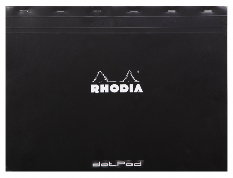 38559C Rhodia Staplebound Notepad - Black