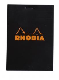 122009C Rhodia Staplebound Notepad - Black