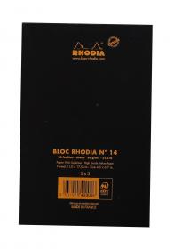 142009C Rhodia Staplebound Notepad - Black