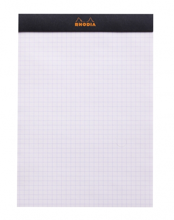 162009C Rhodia Staplebound Notepad - Black