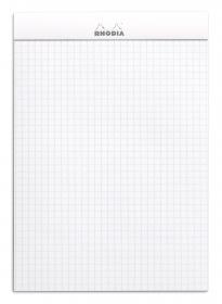 16201C Rhodia Staplebound Notepad - White