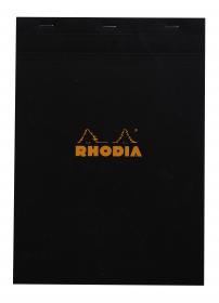 182009C Rhodia Staplebound Notepad - Black