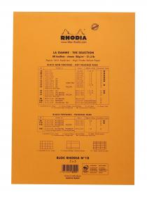 18200C Rhodia Staplebound Notepad - Orange