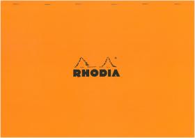 38200C Rhodia Staplebound Notepad - Orange