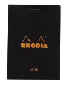 116009 Rhodia Staplebound Notepad - Black