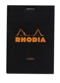 126009C Rhodia Staplebound Notepad - Black