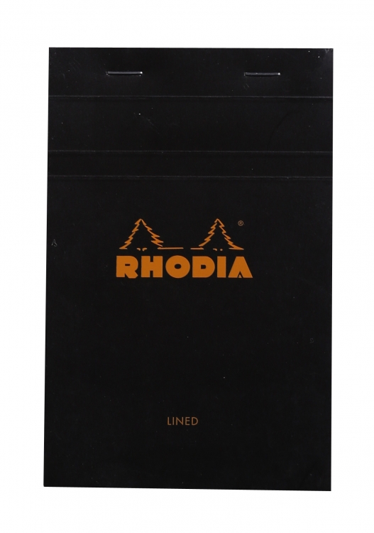 146009C Rhodia Staplebound Notepad - Black