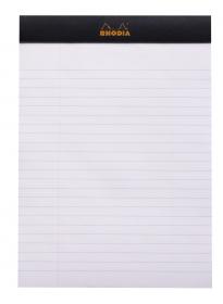 166009C Rhodia Staplebound Notepad - Black